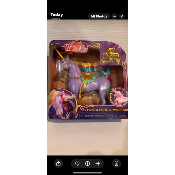 Unicorn , Rainbow Light-up Wildstar - Picture 3 of 14